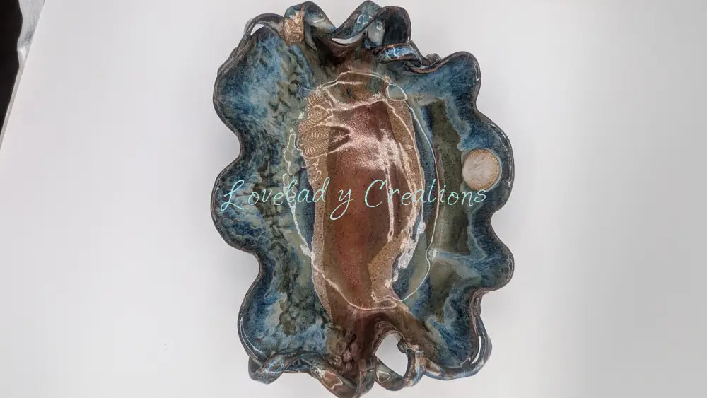 Moon Over The Mountain Streams Platter