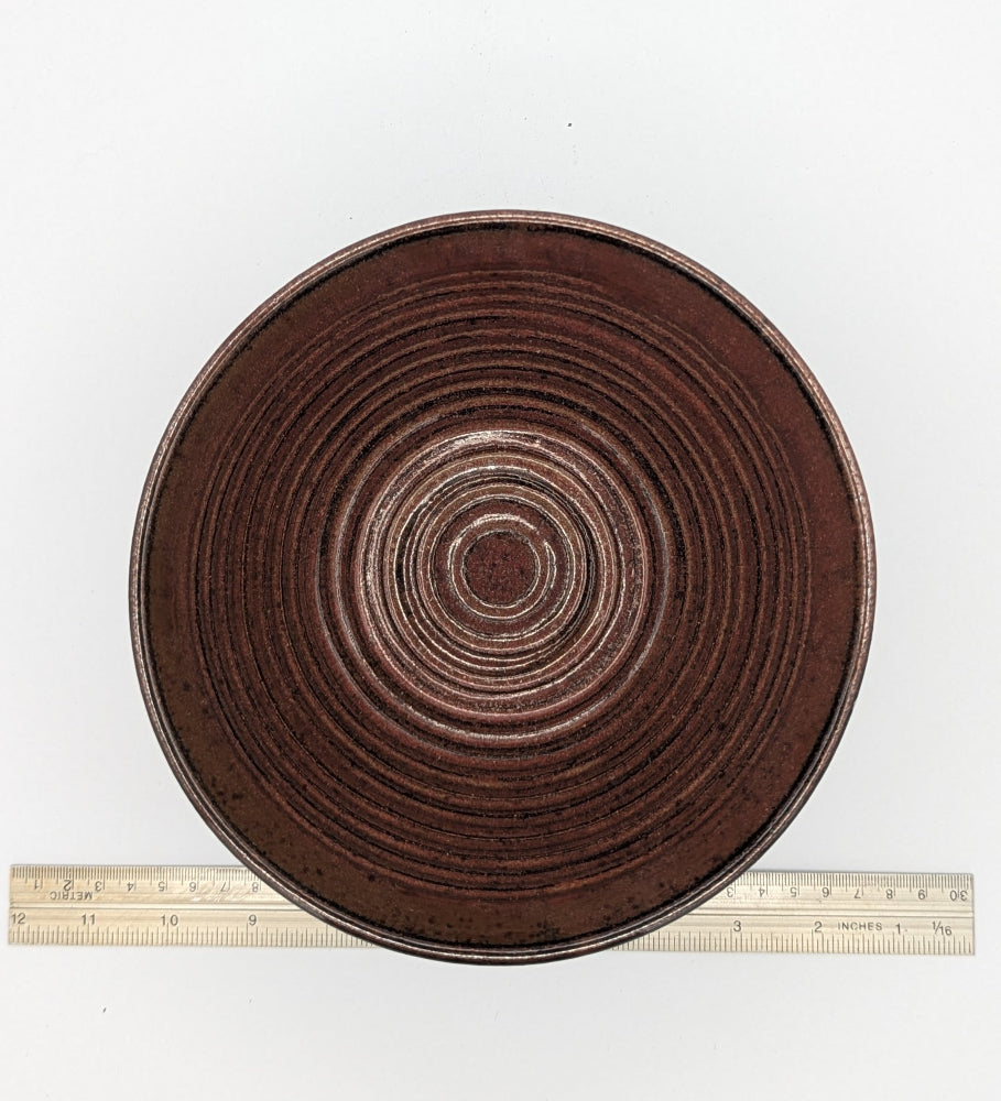 Rustic Chic Hand-Thrown Ceramic Bowl in Warm Earth Tones