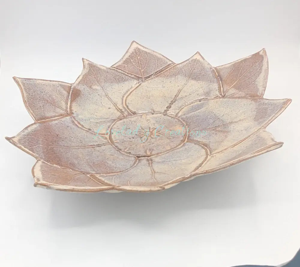 Handcrafted ’Desert Bloom’ Botanical Centerpiece Bowl Bowl