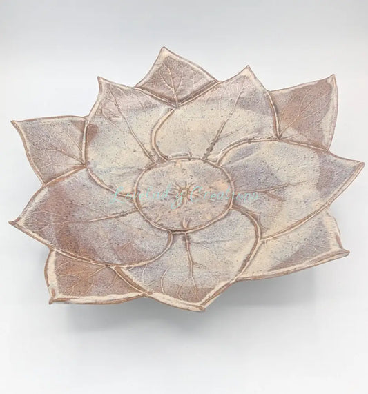 Handcrafted ’Desert Bloom’ Botanical Centerpiece Bowl Bowl