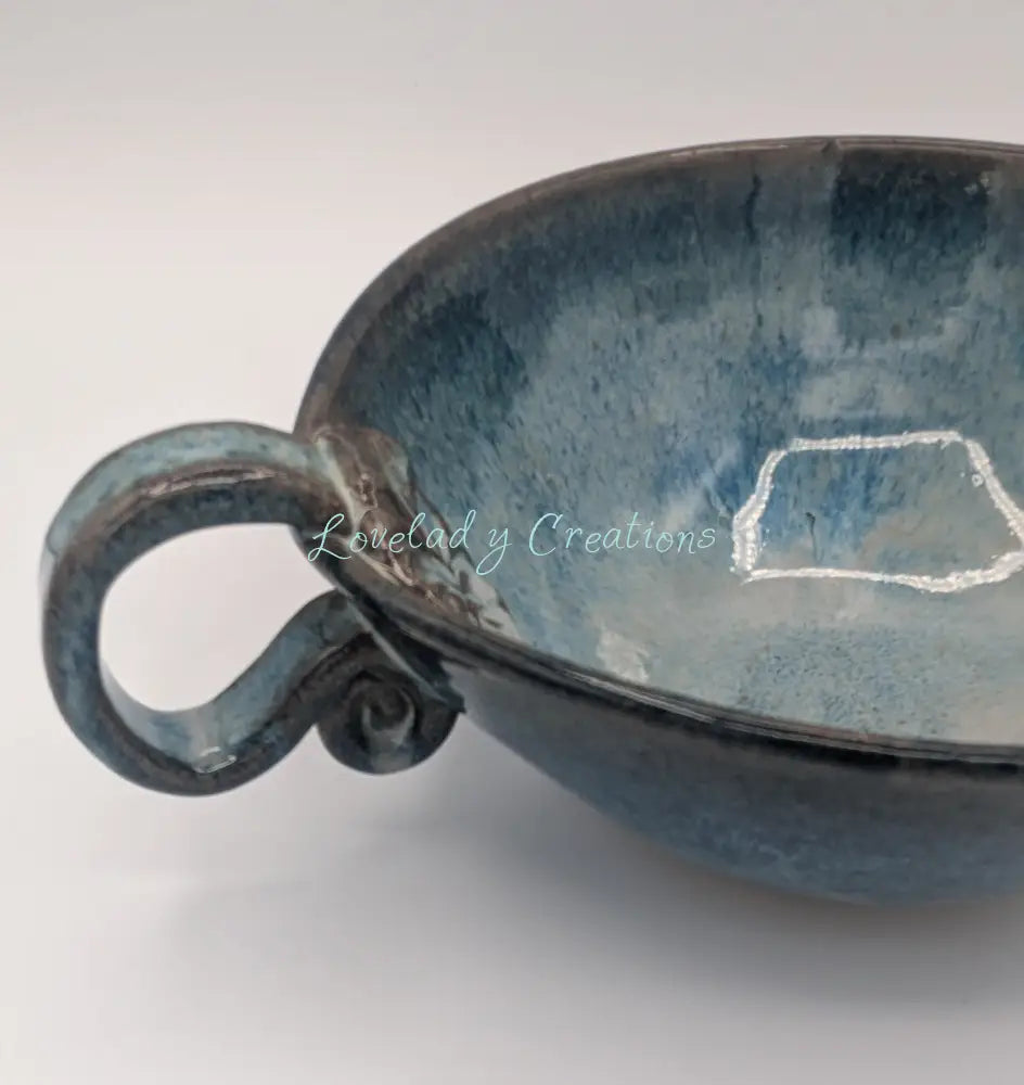 Handcrafted ’Ocean Fossil’ Dipping Bowl Bowl