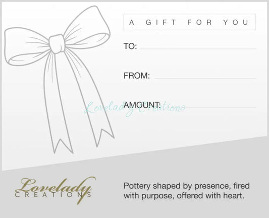 Lovelady Creations Gift Certificate Gift Certificate