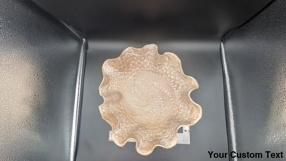 Spiral Ruffle Bowl Platter
